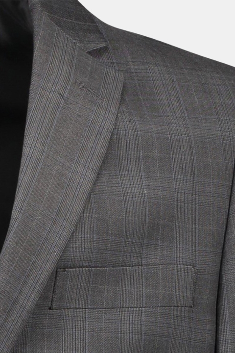 Lindbergh Checked Men's Costume Check Grey