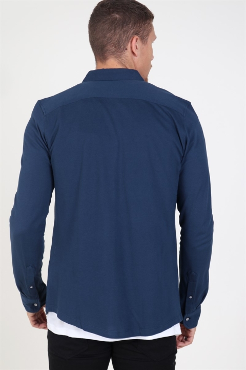 Only & Sons Cuton Chemises Dress Blues