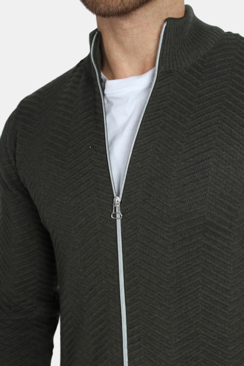 Kronstadt Carlo Zip Tricot Army Mel