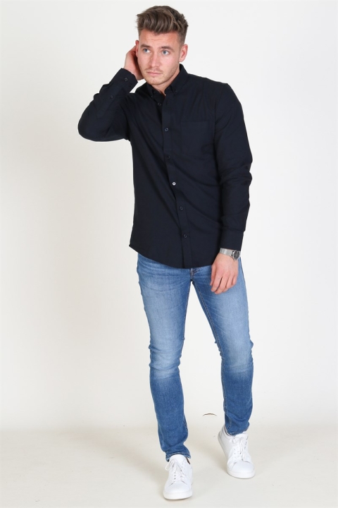 Only & Sons Alvaro LS Oxford Chemises Black