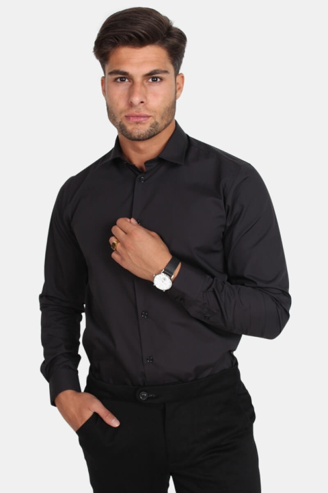 Tailored & Originals York Chemises Black