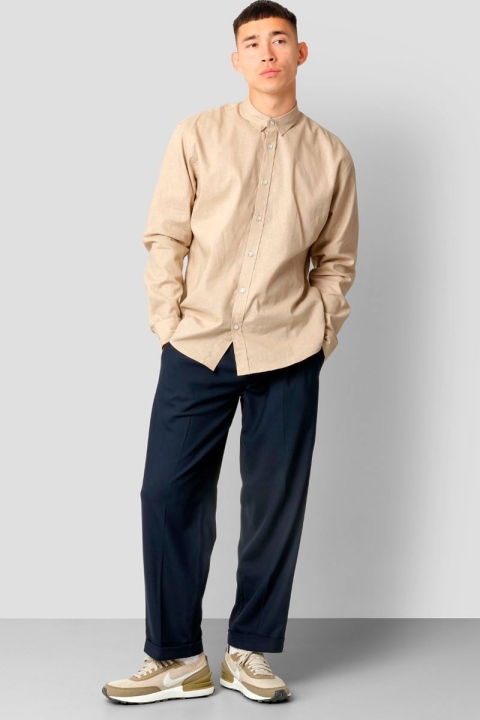 Clean Cut Copenhagen Cotton Linen Chemises Khaki