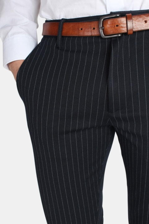 Gabba Pisa Chino Pinstripe Pantalon Navy Stripe