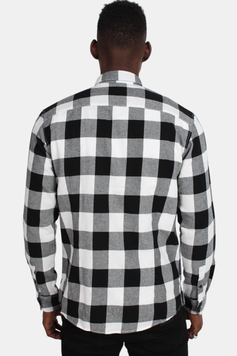 Only & Sons Gudmund Ls Checked Chemises Cloud Dancer