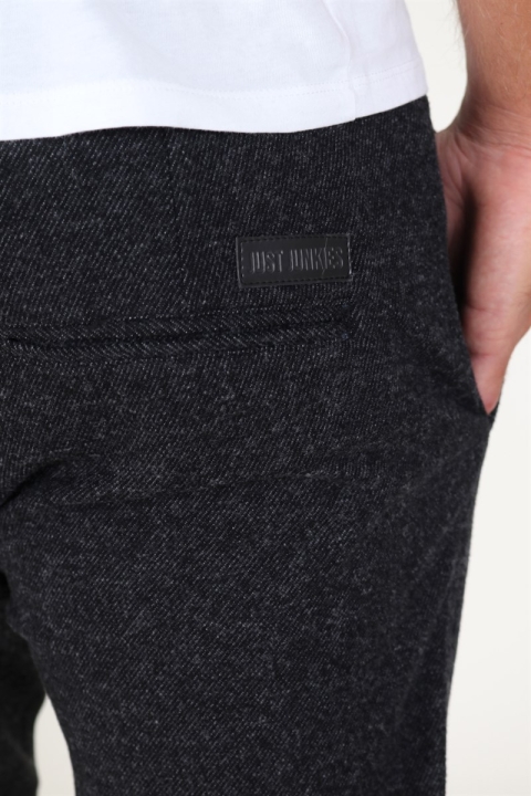 Just Junkies Linus Slim Wool Pantalon Antracite