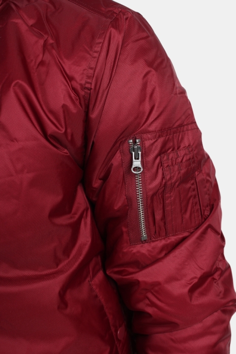 Urban Classics Bomber Veste Burgundy