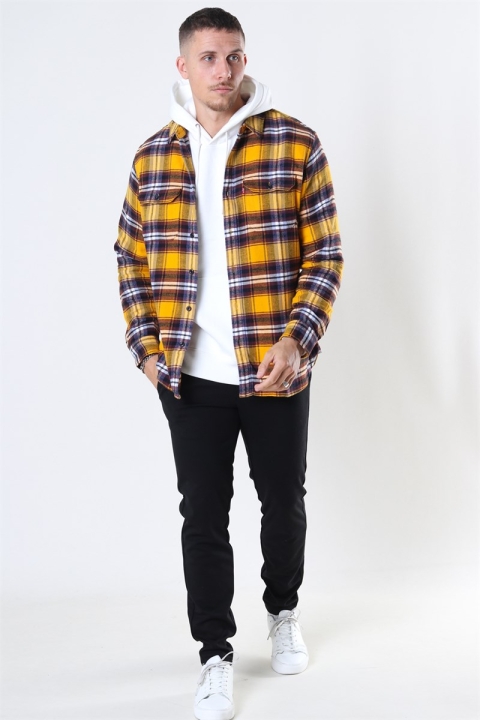 Levis Jackson Worker Chemises Golden Yellow