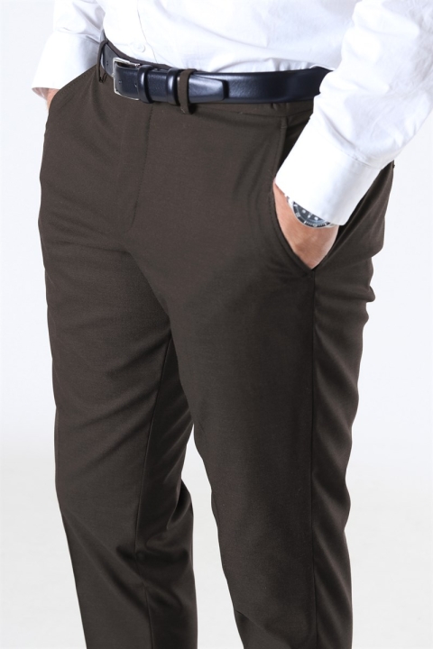 Selected Slim Mylo Logan Pantalon Coffee Bean