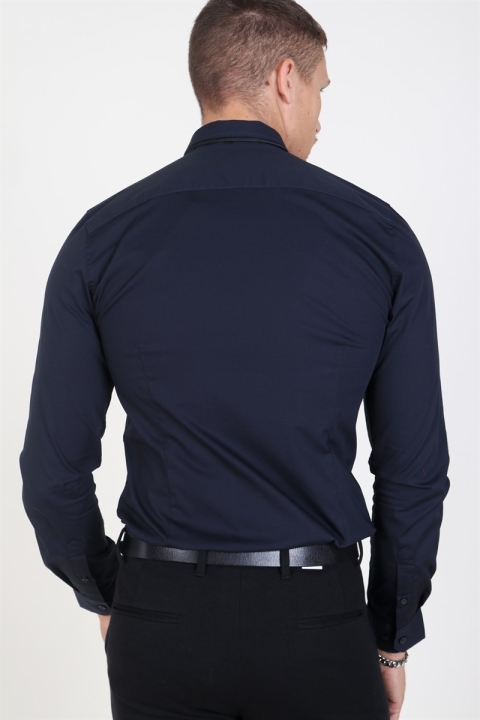 Only & Sons Alfredo LS Chemises Dark Navy