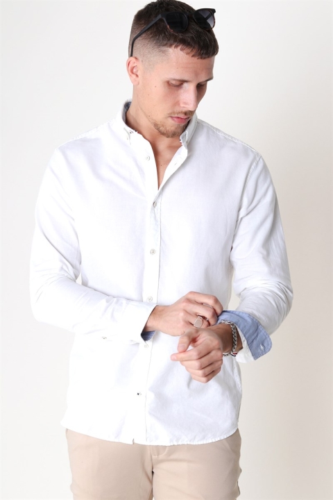 Jack & Jones Summer Chemises L/S White