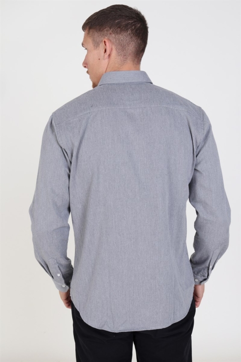 Clean Cut Sälen Flannel Chemises Rock Grey