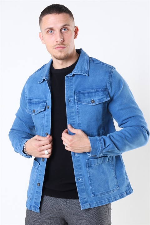 Denim Project Denim Over Veste Medium Blue