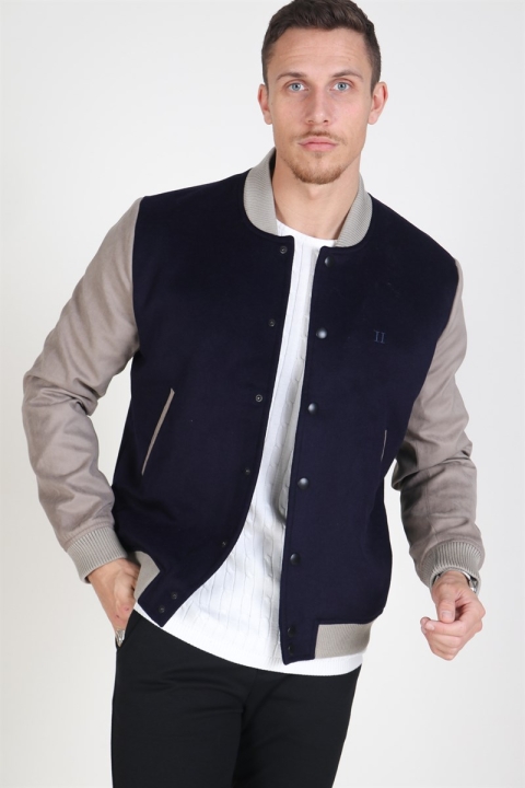 Les Deux Varsity Bomber Veste Navy