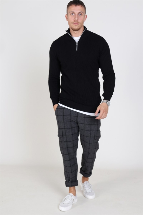 Kronstadt Carlo Half Zip Tricot Black