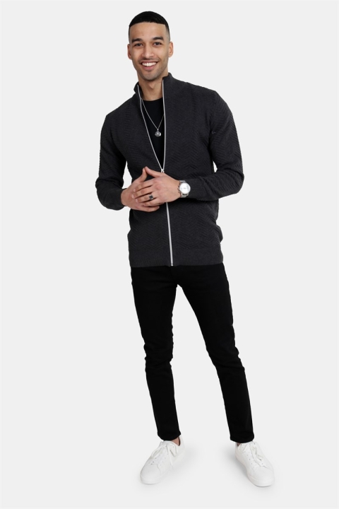 Kronstadt Carlo Zip Tricot Charcoal