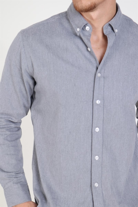 Clean Cut Sälen Flannel Chemises Rock Grey