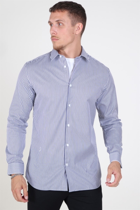 Selected Slim Pelle Chemises Dark Blue