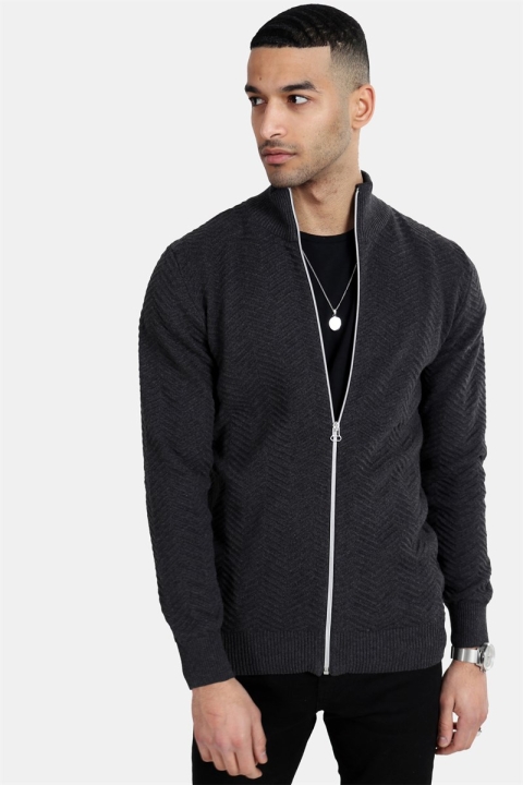 Kronstadt Carlo Zip Tricot Charcoal