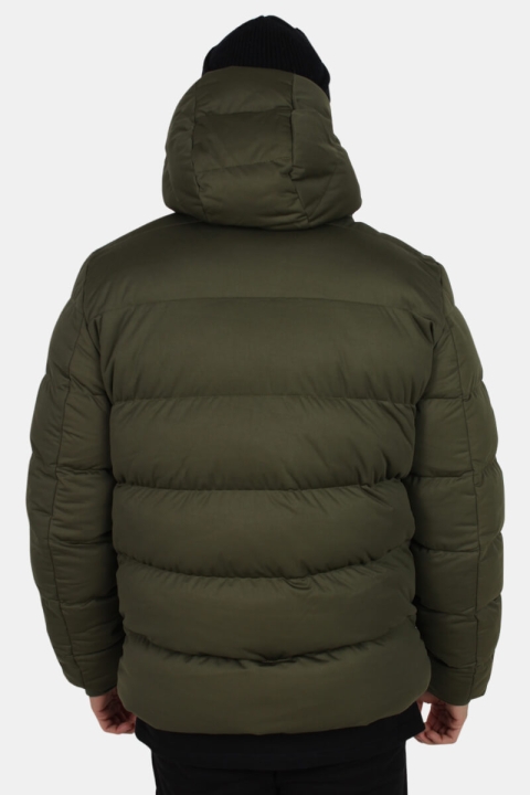 Urban Classics Hooded Boxy Puffer Veste Olive
