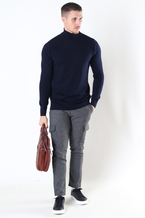 Clean Cut Copenhagen Merino Wool Roll Tricot Navy