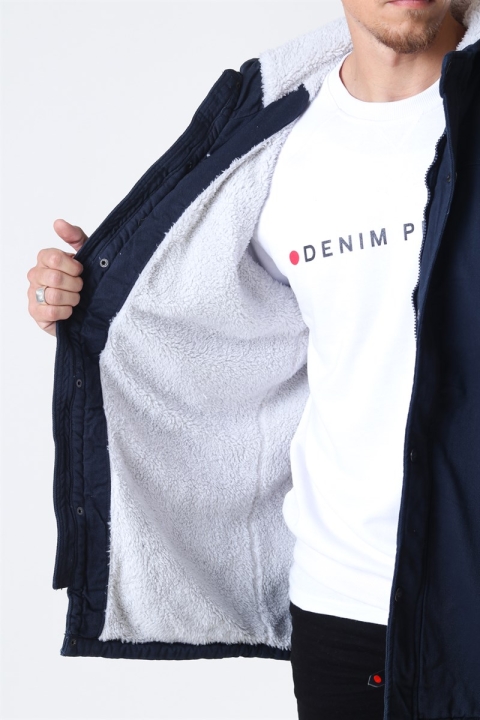 Denim Project Teddy Parka Veste Navy