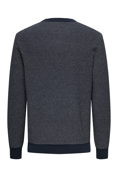 ONLY & SONS Morgan Regular Structure Crew Neck Navy Blazer