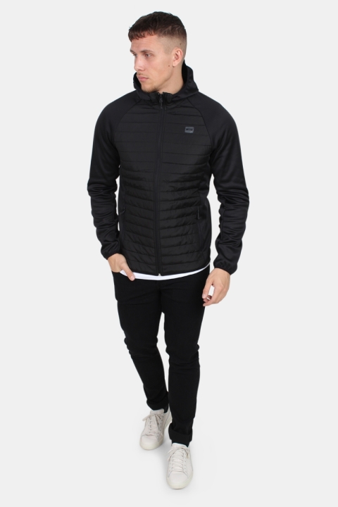 Jack & Jones Multi Quilted Veste Black