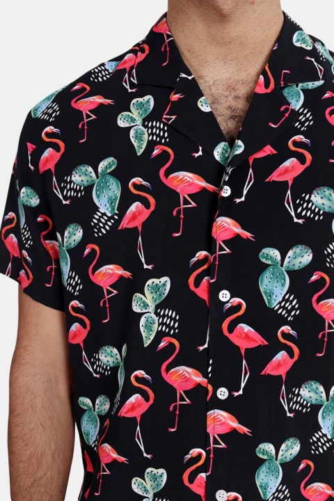 Clean Cut Cactus Bowling Chemises Black