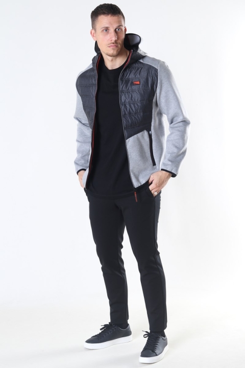 Jack & Jones Toby Hybrid Veste Light Grey Melange