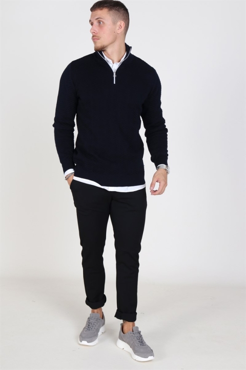 Kronstadt Carlo Half Zip Tricot Navy