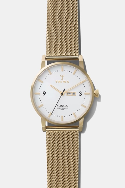 Triwa Ivory Klinga Montres Gold Mesh