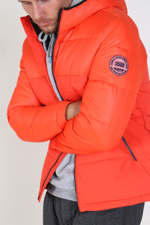 Jack & Jones Oscar Veste Hood Cherry Tomata