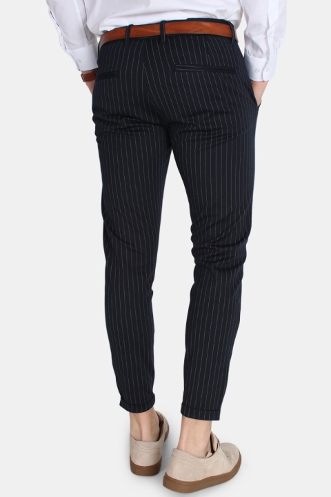 Gabba Pisa Chino Pinstripe Pantalon Navy Stripe