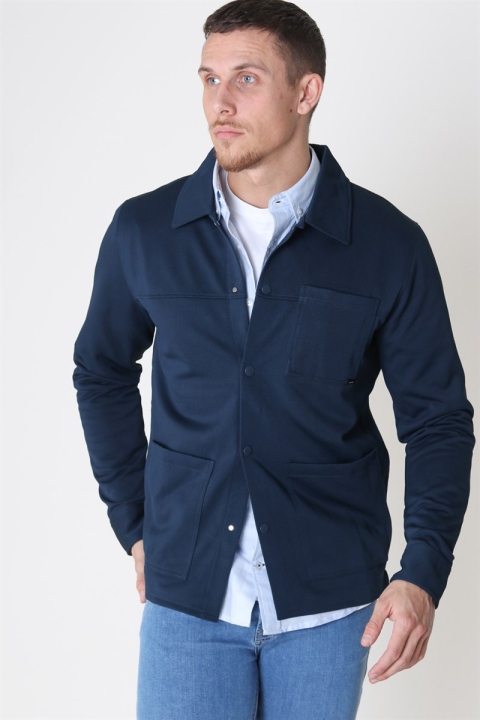 Jack & Jones Cohen Sweat Trucker Veste Blueberry