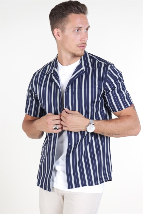 Les Duex Manny Chemises Dark Navy