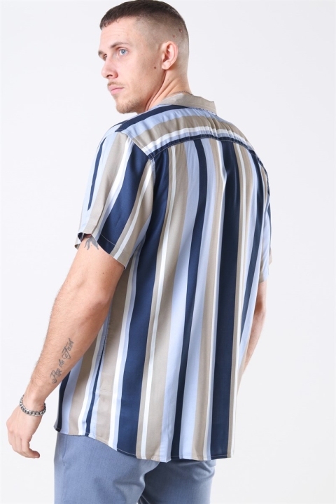 Clean Cut Bowling 12 Chemises Navy