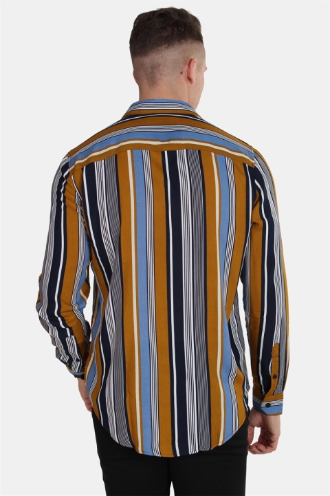 Solid Tinder L/S Chemises Chinese Yellow