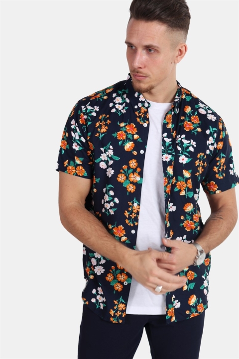 Kronstadt Johan Exotic S/S Chemises Navy 10