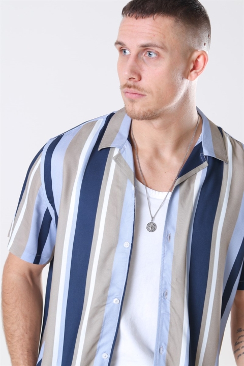 Clean Cut Bowling 12 Chemises Navy