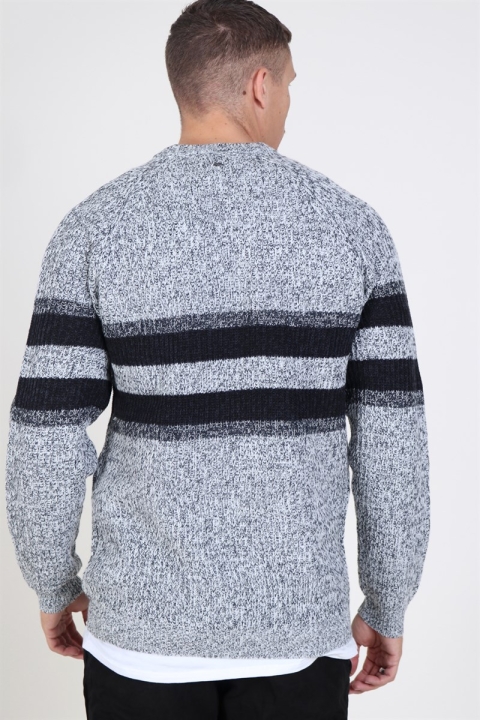 Only & Sons Cesco 5 Struc Stripe Tricot Cloud Dancer