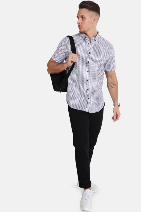 Kronstadt Johan Dolphin S/S Chemises White/Navy