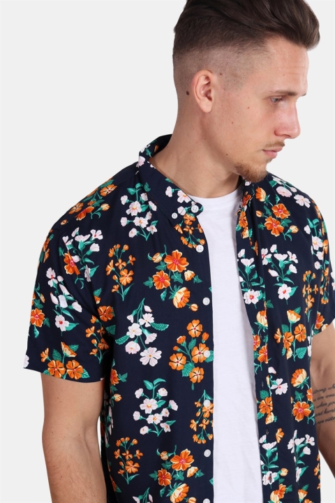 Kronstadt Johan Exotic S/S Chemises Navy 10
