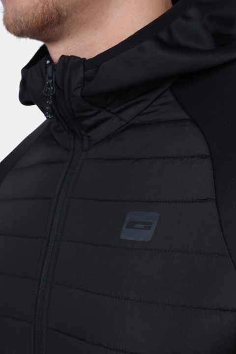 Jack & Jones Multi Quilted Veste Black