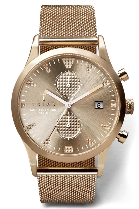 Triwa Sort Of Black Champagne Chrono Montres 