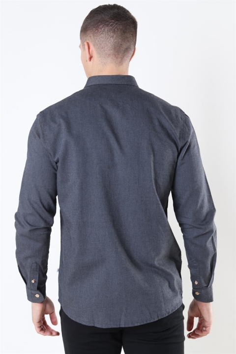 Kronstadt Johan Diego Cotton Chemises Dark Grey