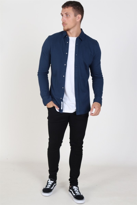 Only & Sons Cuton Chemises Dress Blues