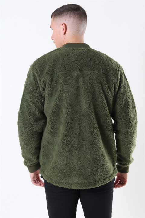Solid Lon Bomber Veste Forest Night