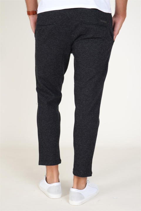 Just Junkies Linus Slim Wool Pantalon Antracite