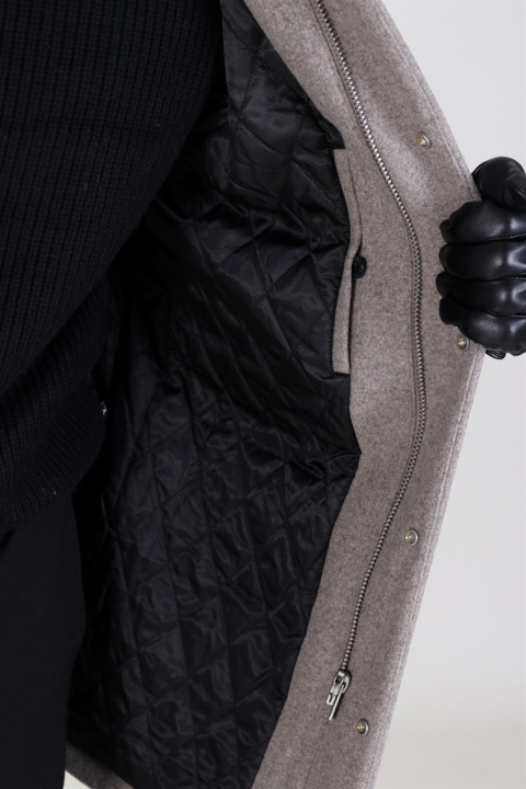 Jack & Jones Roland Wool Parka Veste Greige