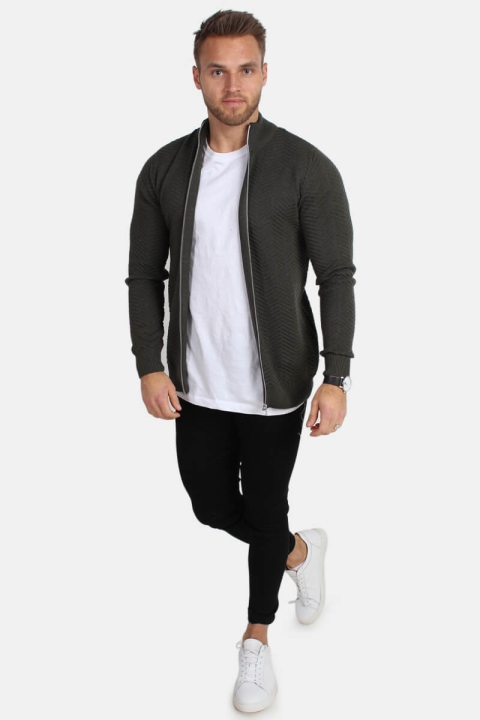 Kronstadt Carlo Zip Tricot Army Mel